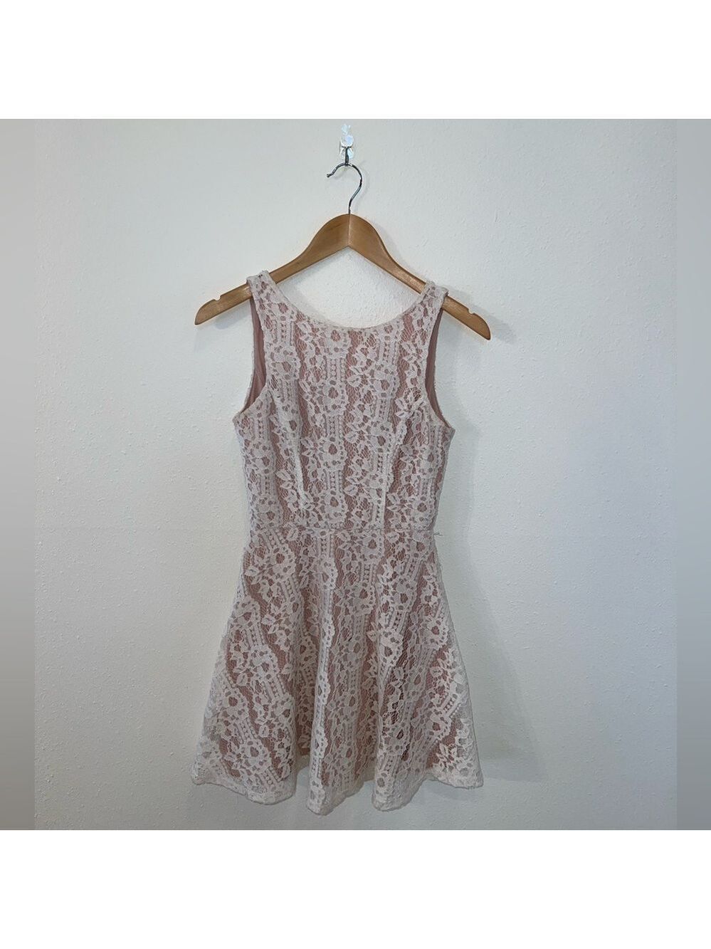 Speechless White Lace Dress With Zipper Size XS